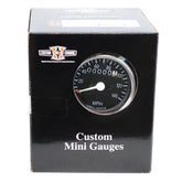 Custom Chrome Mini Speedometer with 1:1 Ratio 140 MPH Fit For Harley FX FXS FL FLH 1968-1983